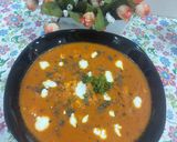 A picture of step 8 of Butter paneer masala.