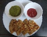 પનીર ચીઝ ચીલી પરાઠા રેસીપી સ્ટેપ3ફોટો