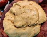 Paneer stuffed pumpkin dinner rolls recipe step 8 photo