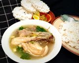 Foto langkah ke 3 dari resep Sop Ayam ala Pak Min Klaten / Sop Ayam Kampung kuah bening.