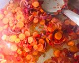 A picture of step 2 of Irish potatoes porridge with vegetables#team trees.