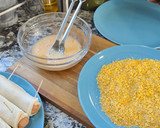 Foto del paso 5 de la receta: Rollitos fritos de Frankfurt con queso megacrujientes en AirFryer Proscenic T31