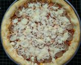 Foto langkah ke 7 dari resep Pizza Saus Bolognese.