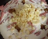 Foto del paso 4 de la receta Espaguetis templados con crema de jamón y queso