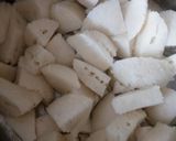 A picture of step 1 of Leftover idli fries.
