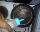 A picture of step 5 of Gizzard with rice and greens.