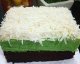 Foto langkah ke 6 dari resep Bolu Kukus Coklat Pandan.