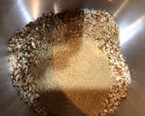 A picture of step 2 of Cranberry Orange Pretzel salad.