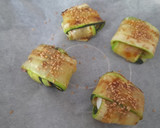Foto del paso 4 de la receta: Bocaditos de calabacín con salsa pesto