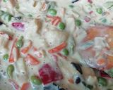 Sajtkrémes zöldséges tészta recept fázis 3 fotója