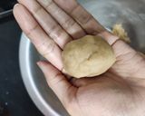 A picture of step 3 of Churma  gur Ladoo / churma laddu with Jaggery.