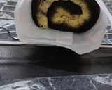 Foto langkah ke 8 dari resep Black Hurricane Chiffon Roll Cake Ketan Hitam.