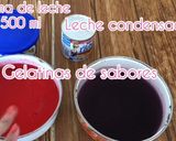 Foto del paso 1 de la receta: Gelatina con crema, lechera & mosaico