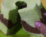 Foto langkah ke 10 dari resep Pandan Coklat Chiffon Cake.