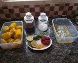 A picture of step 2 of Sweetcorn Masalla#15 minutes or less cooking contest.