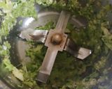 A picture of step 1 of Leafy vegetable puri.
