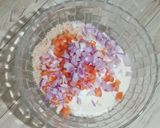 A picture of step 2 of Instant Vegetables bread idli recipe.