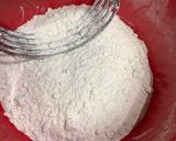 A picture of step 2 of Blueberry Scones.