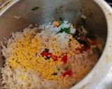 A picture of step 2 of Kathiyawadi Masala Khichdi.