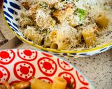 Une image de l'étape 3 de Rigatoni, Crevettes et Mascarpone.