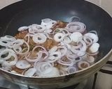 A picture of step 5 of Qeema Piyaz.