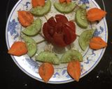 A picture of step 6 of Like Diwali Diya salad.