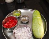 A picture of step 1 of Lauki Sabzi | Bottle Gourd Curry.