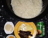 A picture of step 1 of Yellow coconut chicken rice & easy grilled chicken.