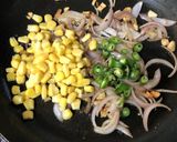 A picture of step 5 of Sweet Corn Egg Fried Rice.