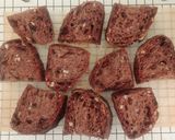 Foto langkah ke 25 dari resep Multi Seeds Double Chocolate Sourdough Bread (Oven Tangkring).