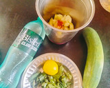 A picture of step 1 of Cucumber lemonade / Cucumber Mojito.