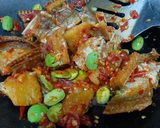 Foto langkah ke 3 dari resep Sambal ikan asin pete.