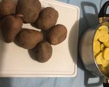 Tejszínes rakott krumpli recept fázis 1 fotója