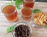 A picture of step 6 of Tulsi Ginger Black Pepper Tea.