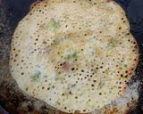 A picture of step 6 of Masala Rava Dosa.