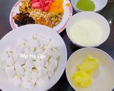 Hình bước làm 1 của món Kẹo Nougat (Kẹo Hạnh Phúc) Trà Xanh