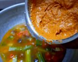A picture of step 8 of Kerala style varutharacha sambar.
