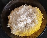 A picture of step 1 of Coriander masala Atukulu.