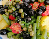 Foto del paso 7 de la receta: Ensalada templada de patata, judías y Halloumi