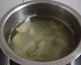 A picture of step 1 of Kacchi kerri Panna.