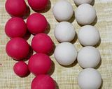 Foto langkah ke 2 dari resep Dango Mochi Merah Putih.