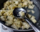 A picture of step 1 of Tapioca(Kappa) Puzhukku in Kerala Style.