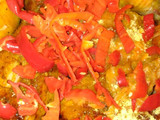 Pollo caramelizado al ají topito de la casa