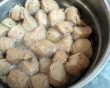 स्टीम सोया नगेट्स स्टिर फ्राई (steamed soya nuggets stir fry recipe in Hindi) रेसिपी चरण 1 फोटो