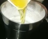 A picture of step 1 of Eggless Custard cake.
