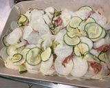 Une image de l'étape 15 de Gratin de navet blanc et courgette au jambon cru et emmental.
