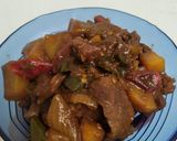 Foto langkah ke 3 dari resep Daging kecap saus barbeque.