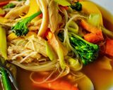 A picture of step 4 of Chicken Noodle Soup (Using Chicken Carcass).