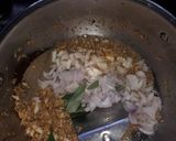 A picture of step 3 of Masala Baingan.