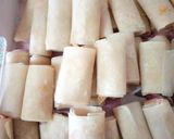 A picture of step 3 of One Bite Tandoori roll #CookpadRamadan.